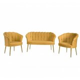 Atelier Del Sofa sofa i fotelja daisy gold metal mustard Cene