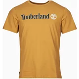 Timberland Linear Logo Short Sleeve Tee Smeđa