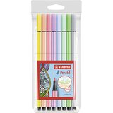 Stabilo Pen 68, komplet 8 pastelnih barv | Shoptok.si