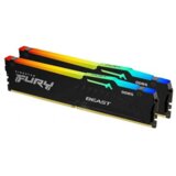 Kingston 32GB 6000MHz DDR5 RGB Fury Beast (2x16GB), CL30, XMP, EXPO, 2RX8, 288-pin 16Gbit | Eponuda.ba