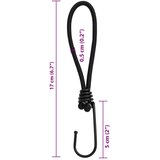  Uže za bungee s kukama 25 kom 17 cm | shoptok.hr
