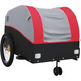  Prikolica za bicikl crno-crvena 45 kg željezna | shoptok.hr