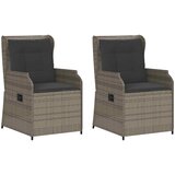  Vrtna klupa 2 pcs Siva poliratan | shoptok.hr