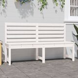  Vrtna klupa bijela 157,5 cm od masivne borovine | shoptok.hr
