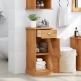  Kupaonski ormar VIGO s ladicom 37x34x80 cm od masivnog drva bor | shoptok.hr