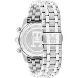 Tommy Hilfiger Analogni sat '85' crna / srebro / bijela | shoptok.hr