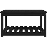 vidaXL vrtni stol crni 82 5 x 50 5 x 45 cm od masivne borovine | shoptok.hr