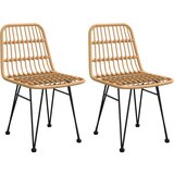 Maison Chic Vrtni Stoli - Stol za vrt 2 kosa 48x62x84 cm PE ratan JS478, (21877850) Cene