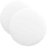  Jastučići za sjedenje 2 pcs Bijelo Ø40 x 13 cm tkanina | shoptok.hr