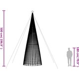  LED božićno drvce 1544 LED šarene 500 cm | Eponuda.com