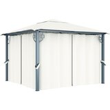 vidaXL sjenica sa zastorom 300 x 300 cm krem aluminijum Cijene