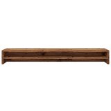 vidaXL Stojalo za zaslon starinski les 100x24x13 cm inženirski les | Shoptok.si