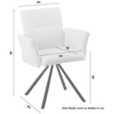 Bessagi Home naslanjač jade, bež, žamet, vrtljiv | Shoptok.si