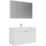 Hanah home Kupatilski ormarić sa umivaonikom i ogledalom (2 komada) Desna 100 737 | Eponuda.com