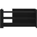  Stolić za kavu crni 100 x 50 x 50 cm od konstruiranog drva | Eponuda.com