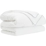 vidaXL Polna celoletna prevleka Bela 200 x 220 cm Bambusova vlakna, (5000295129) | Shoptok.si