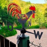 Vjetrokaz pijetao 40 cm – vrtni pokazivač smjera vjetra i dekoracija | shoptok.hr
