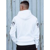 DStreet Bluza męska z kapturem biała | shoptok.hr