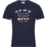 Gant GRAPHIC SS T-SHIRT Tamno plava | shoptok.hr