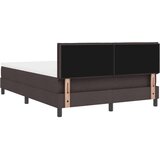  Postelja z vzmetnico z vzmetnico Temno rjava 140 x 200 cm blago, (5000127706) | Shoptok.si