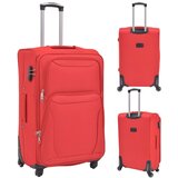  3-Dijelni Set Mekanih Kofera Crveni | shoptok.hr
