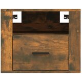 Zidni noćni ormarić boja dimljenog hrasta 50x36x40 cm | shoptok.hr