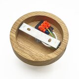  Stropna svetiljka HARMA WOOD 1xE27/15W/230V hrast/bela prečnik 20 cm | Eponuda.com