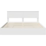 Krevet s od storage Bijelo 180 x 200 cm Konstruirano drvo | shoptok.hr