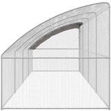  Kavez za piliće Srebrno 800 x 200 x 198.5 cm Pocinčani čelik | shoptok.hr