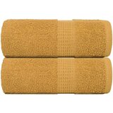 vidaXL Ručnici za goste FROGN 2 kom. zlatne boje 30x50 cm 360 g/m² - Zlatno 30 x 50 cm 2 Cijene