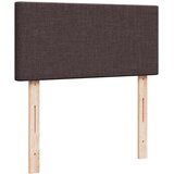  Krevet s oprugama i madracem tamnosmeđi 90 x 190 cm od tkanine | shoptok.hr