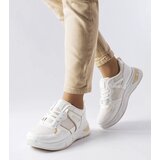 Gemre White sneakers made of combined materials Caya | Shoptok.si