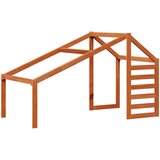 Krevet na kat Vosak Smeđa 90 x 190 cm Masivna borovina | shoptok.hr