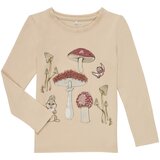 name it majice z dolgimi rokavi NMFTHUMPER ALFRIDA LS TOP Bež | Shoptok.si