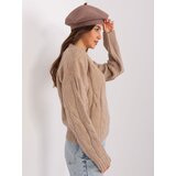 Wool Fashion Italia Cap-AT-CZ-231305.82P-dark beige | Shoptok.si
