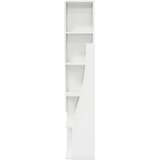  Kutni ormarić Visoki sjaj bijela 27,5x27x140cm | shoptok.hr