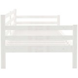  Dnevni ležaj od masivne borovine bijeli 90 x 200 cm | shoptok.hr