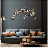  Metalna zidna dekoracija jato ptica 137x62 cm cijene