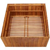  Posuda za sadnju 100 x 100 x 50 cm masivno bagremovo drvo | shoptok.hr