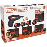 Black & Decker BLACK&DECKER set 4 razstavljivih vozil + baterijski vijačnik STT014-S4-BD | Shoptok.si