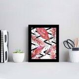 Wallity SCT-078 multicolor decorative framed mdf painting
