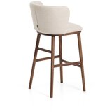 Kave Home Bež podstavljena barska stolica (visine sjedala 75 cm) Ciselia – | shoptok.hr