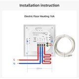  Immax NEO 07535L - Termostat za električno podno grejanje SMART 230V/16A | Eponuda.com