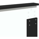  Konstrukcija postelje Črna 140 x 200 cm Masivno borovo les, (5000103412) | Shoptok.si