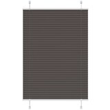 vidaXL Plisirana žaluzija črna 85x100 cm Širina tkanine 84,4 cm | Shoptok.si