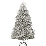  Umjetno božićno drvce 300 LED sa šarkama i kuglicama 210 cm | shoptok.hr