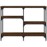  Konzolni stol boja smeđeg hrasta 102x29x75 cm konstruirano drvo | shoptok.hr