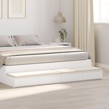 vidaXL Klizni Ormar Bijeli 200x36,5x16,5 cm Kompozitno Drvo | shoptok.hr