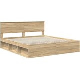  Konstrukcija postelje Sonoma 200 x 200 cm Konstruiran les, (5000121296) | Shoptok.si