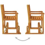  Vrtna klupa za ljuljanje 110 cm od masivnog bagremovog drva | Eponuda.com